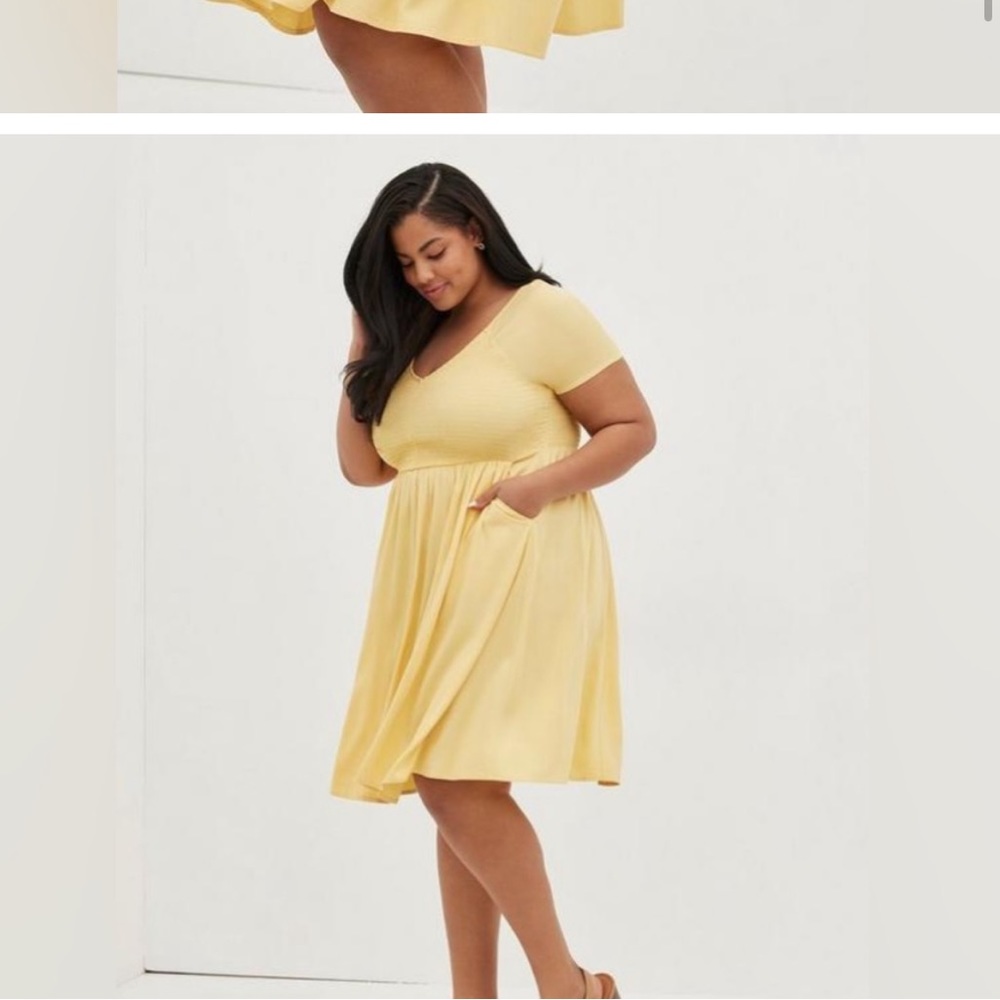 Torrid yellow dress